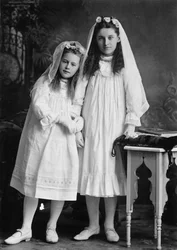 Porträt von zwei Mädchen